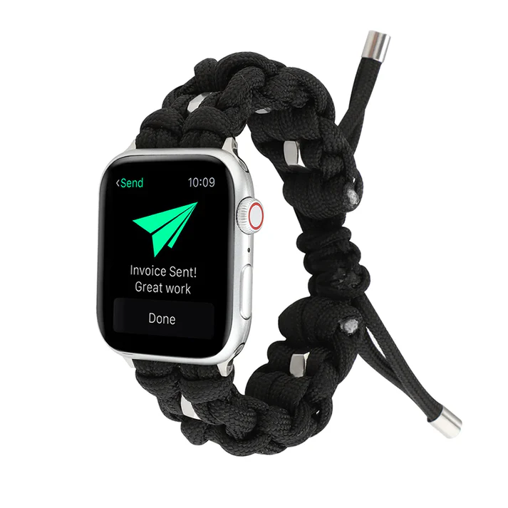 【全5色】編み込みナイロンロープバンド【アップルウォッチ】 - 画像 (3)