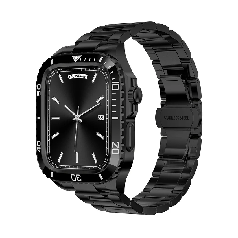 【全3色】ステンレスアーマーケース一体型バンド【アップルウォッチ】 - 画像 (5)