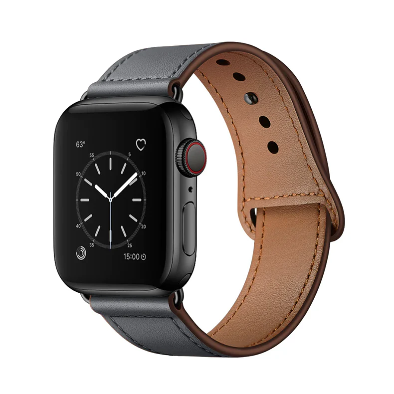 【全9色】リバースバックルレザーバンド【アップルウォッチ】 - 画像 (5)