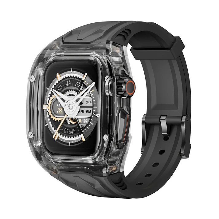 【ケース一体型の全6色】クリスタルエクスプローラーTPUバンド【アップルウォッチ】 - 画像 (2)