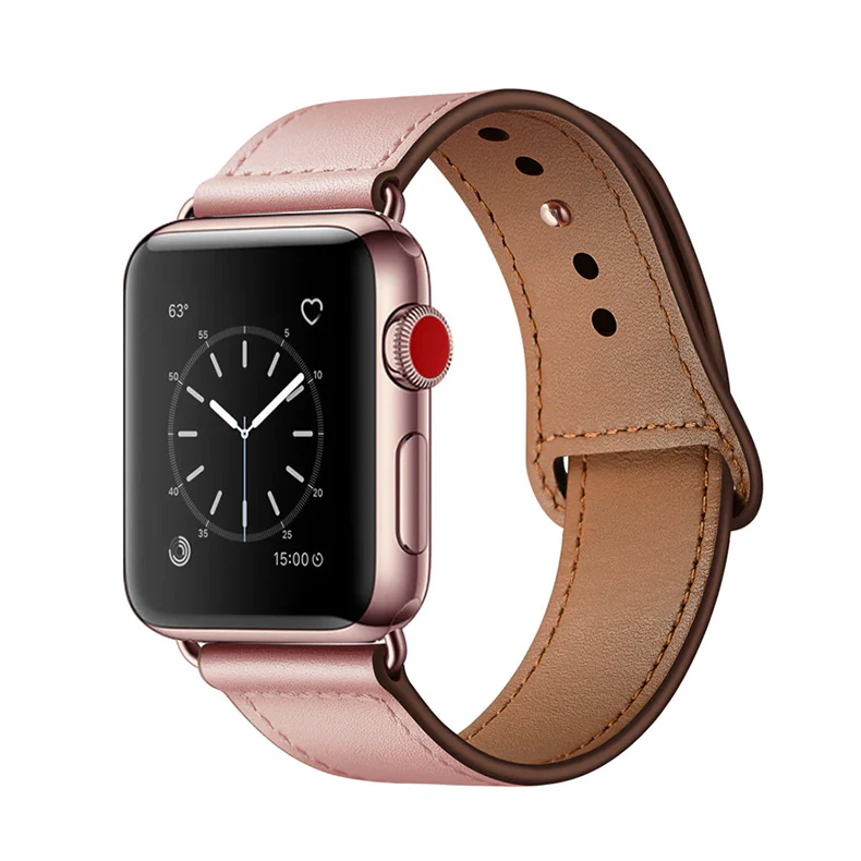 【全9色】リバースバックルレザーバンド【アップルウォッチ】 - 画像 (2)